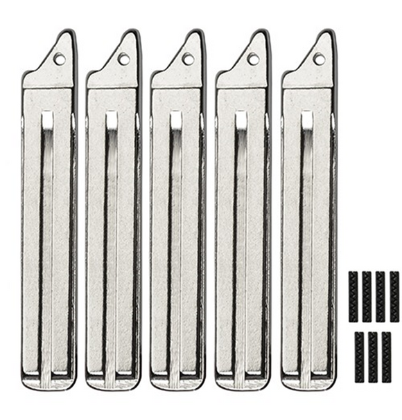 Toyota - Flip Key Blade w/Roll Pins for OEM Remotes (5 Pack)