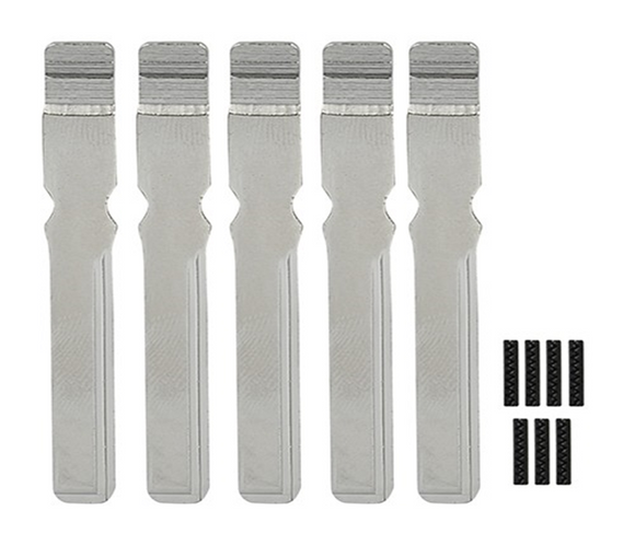 Mitsubishi HU116T/HU64 - Flip Key Blade w/Roll Pins (5 Pack)