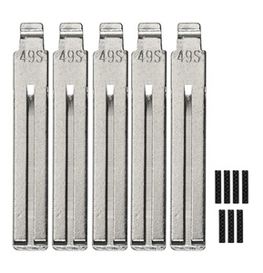 Toyota TOY48 - Flip Key Blade w/Roll Pins for OEM Remotes (5 Pack)