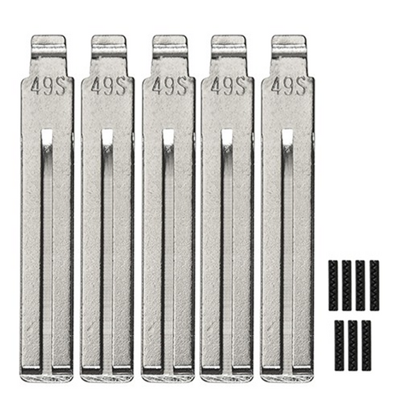 Toyota TOY48 - Flip Key Blade w/Roll Pins for OEM Remotes (5 Pack)