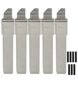 Ford HU75T - Flip Key Blade w/Roll Pins for OEM Remotes (5 Pack)
