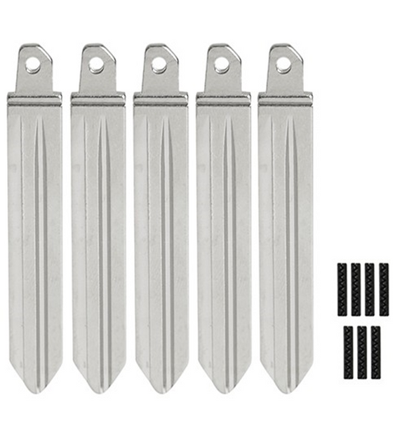 Hyundai/Kia HYN14R - Flip Key Blade w/Roll Pins for OEM Remotes (5 Pack)