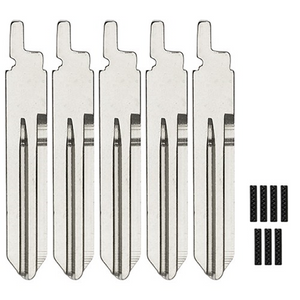 Nissan Rogue NSN14 - Flip Key Blade w/Roll Pins for OEM Remotes (5 Pack)