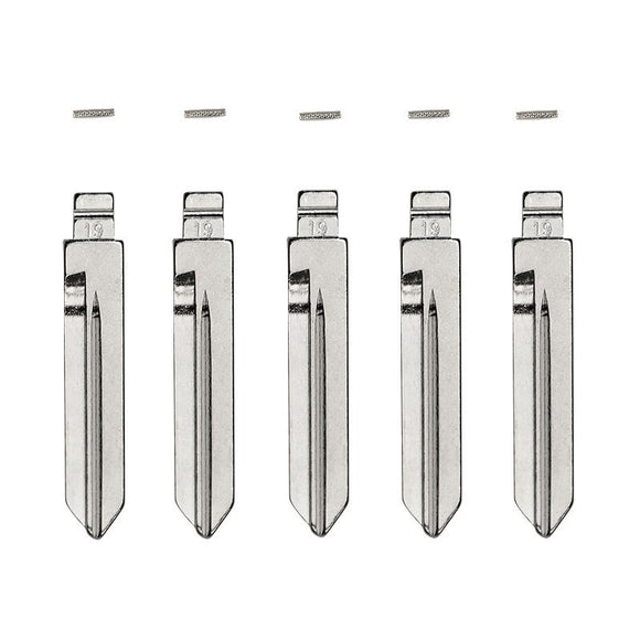 Ford H75 - Flip Key Blade w/Roll Pins for Xhorse Remotes (5 Pack)