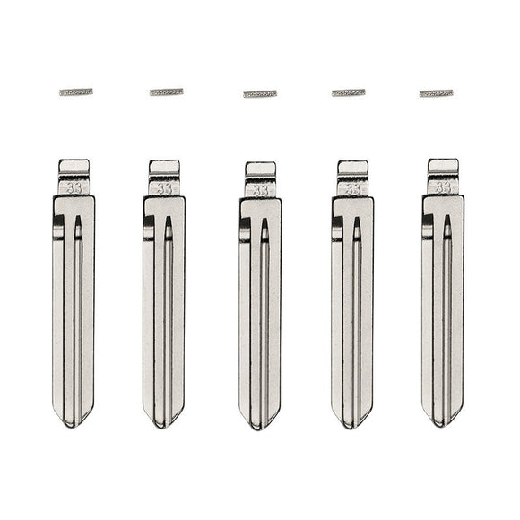 Hyundai/Kia HY15 - Flip Key Blade w/Roll Pins for Xhorse Remotes (5 Pack)