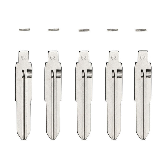 Mitsubishi MIT1 - Flip Key Blade w/Roll Pins for Xhorse Remotes (5 Pack)