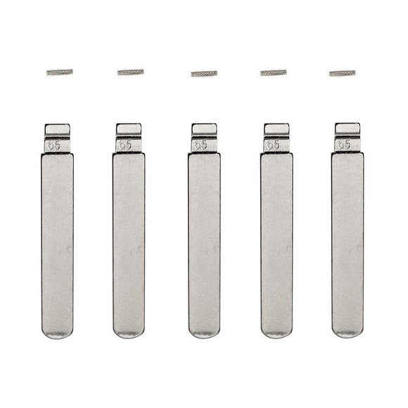 Subaru DAT17 - Flip Key Blade w/Roll Pins for Xhorse Remotes (5 Pack)