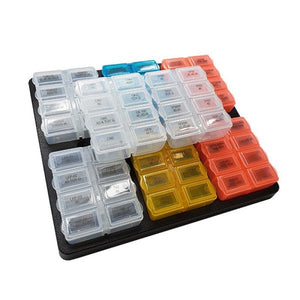 Transponder Chip Organizer - Includes 8 Empty Cases