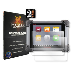AUTEL MaxiSys Elite [Tempered Glass Screen Protectors, by Magnus] 2-Pack