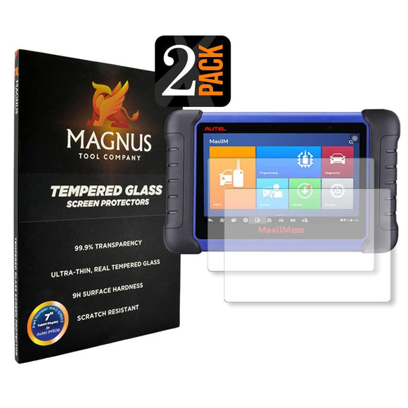 AUTEL IM508/S [Tempered Glass Screen Protectors, by Magnus] 2-Pack