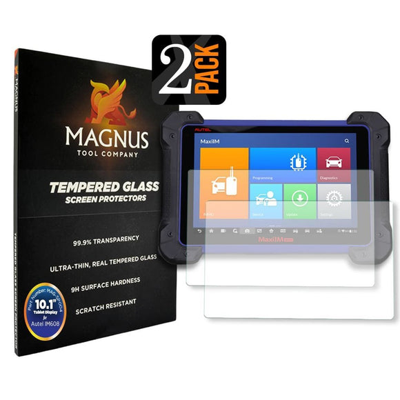 Tempered Glass Screen Protectors for Autel IM608/Pro/II - 2-Pack
