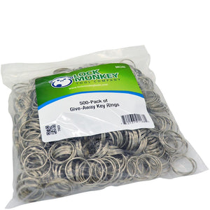 500-Pack of 3/4" Give-Away Key Rings