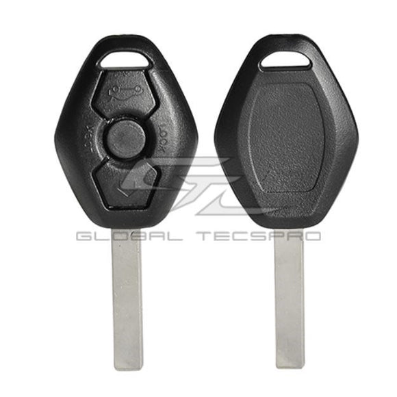 BMW 3-Button Remote Head Key Shell HU92R (SHELL ONLY)