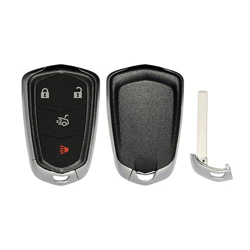 Cadillac 6-Button Smart Key Shell w/SUV Hatch & Glass (SHELL ONLY)