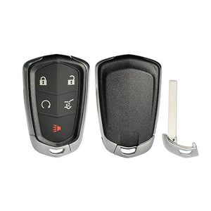 Cadillac 5-Button Smart Key Shell w/SUV Hatch (SHELL ONLY)