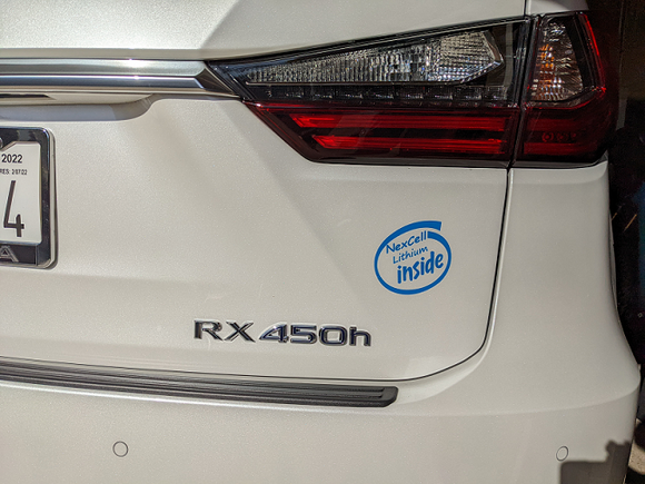 Lexus 450h, Highlander Hybrid sodium-ion battery pack