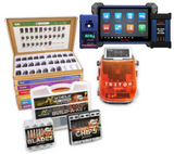 Complete Key Making System - Triton Plus Key Machine, Blades, Heads, Transponders, Remotes, Programmer (Optional)