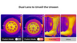 TOPDON - TC001Plus - Dual-Lens Thermal Imaging Camera for Android & Windows (USB-C)