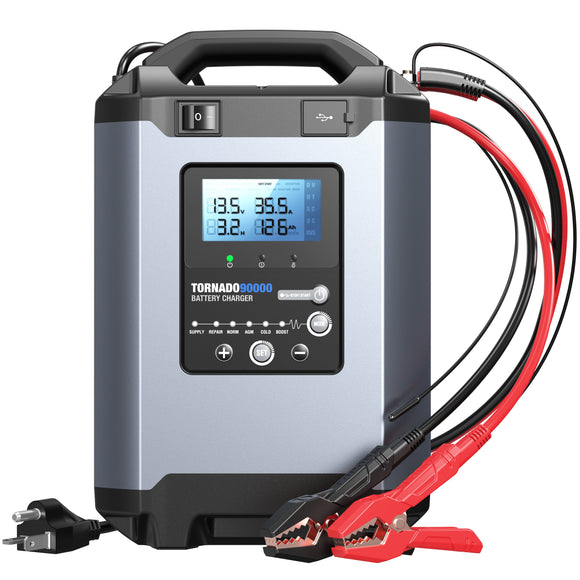 TOPDON - T90000 - Tornado 90000 - Programming Battery Maintainer - VEHICLE BATTERY CHARGERS