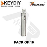 Key Blade: 130# - Hy18R Hyundai/kia Blade For Xhorse & Keydiy Universal Remotes (Pack Of 10X) Blades