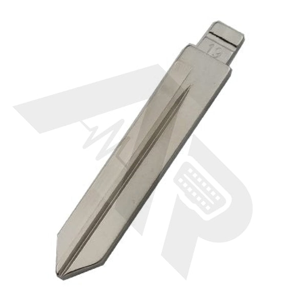 Key Blade: 19# - Fo38 H75 Ford Blade For Xhorse & Keydiy Universal Remotes (Pack Of 10X) Blades