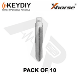Key Blade: 36# - Hy16 Hyundai/kia Blade For Xhorse & Keydiy Universal Remotes (Pack Of 10X) Blades