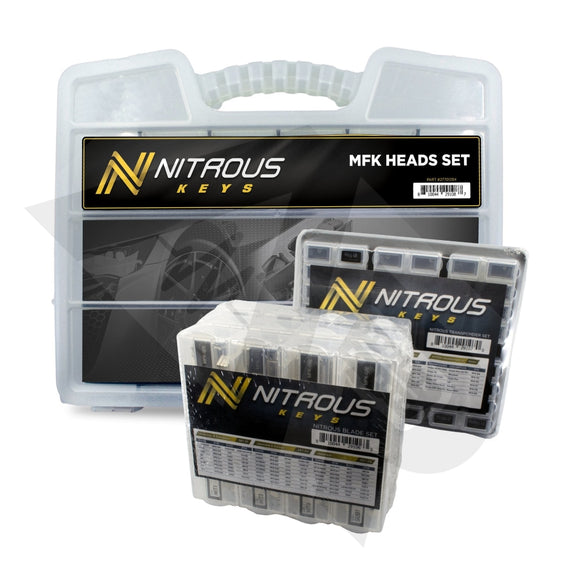 Nitrous Keys - Complete Mfk Set (Heads Blades And Transponder Chips)