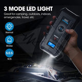 Topdon - Volcano 2000 Pros Battery Jump Starter & Tester: 12V 1000A-2000A 20 800Mah Vehicle Starters