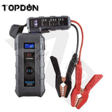 Topdon - Volcano 2000 Pros Battery Jump Starter & Tester: 12V 1000A-2000A 20 800Mah Vehicle Starters